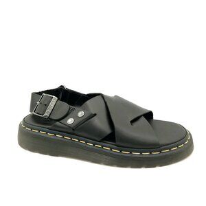 NEW Dr Martens Zane Brando Slingback Sandals Women 8 Casual Comfort Grunge Black